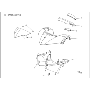 Capuchons de guidon AGM Venom noir