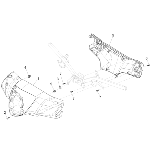 Couvre-volant 4 temps Piaggio Liberty 50 (IGET EURO 5)