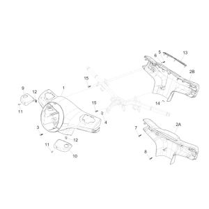 Housses de guidon GTS 125 IE
