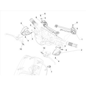 Interrupteurs de direction Vespa Elettrica 25/KMH SCH E5 2021 (EMEA)
