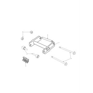 Cadre arrière Peugeot Speedfight 2 AC E2 2 temps