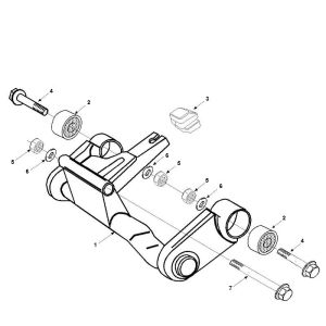 Châssis arrière Peugeot Vivacity 3 4 temps