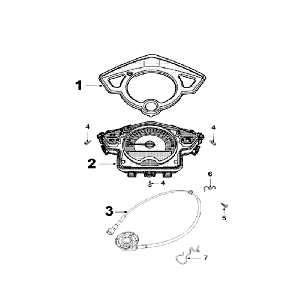 Teller Peugeot Speedfight 3 AC Gris