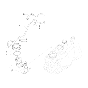 Alimentateur Piaggio MP3 500 LT Sport 2014-2016