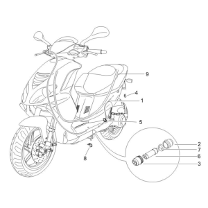 Transmissions Piaggio NRG Power DD 2007-2017