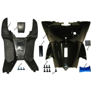 Marchepied China Touring rouge