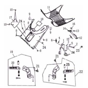 Marchepied Generic Cracker noir 2010 2 temps