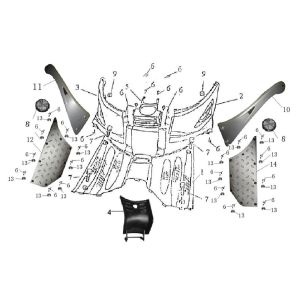 Marchepied Turbo RG50 noir crème