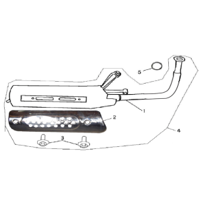 Pot d'échappement AGM GT noir