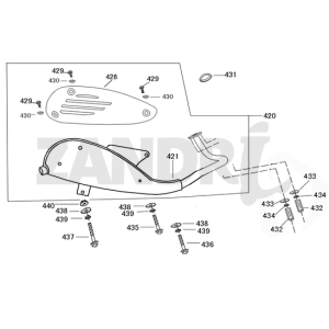 Echappement Eagle-Wing Napoli argent