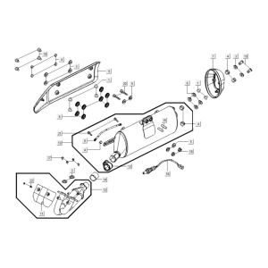Pot d'échappement Kymco Myroad 700i