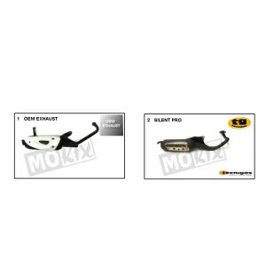 Pot d'échappement Peugeot Vivacity 3 4 temps