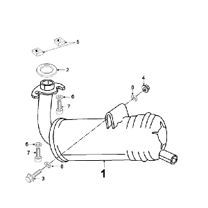 Pot d'échappement Peugeot Vogue Noir