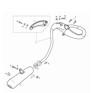 Pot d'échappement SENDA SM DRD 2006
