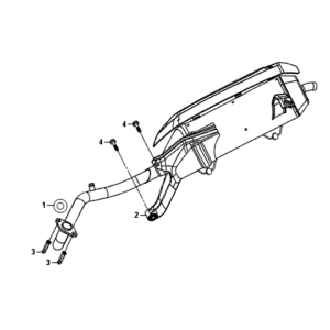 Pot d'échappement Sym Symphony ST E3