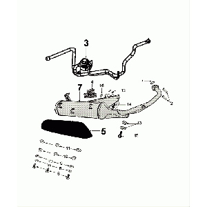 Pot d'échappement Peugeot Tweet Evo Euro4