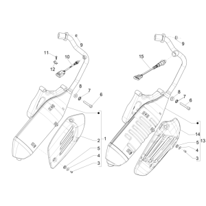 Echappement Vespa Primavera 125 4T 3V IE ABS