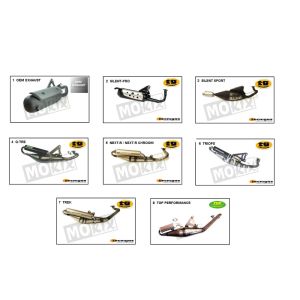 Echappement Yamaha Jog-R AC 2 temps