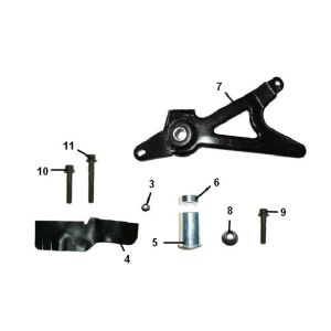 Support d'échappement Riva Sport VX50S 4 temps