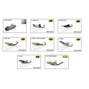 Echappement Beta Ark-k AC argent 2006 2 temps-partsproduct-Uitlaten-Beta-Ark-k-AC-zilver-2006-2-takt