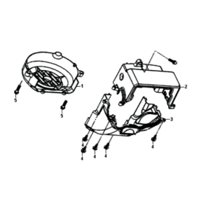 Boîtier à air Sym Fiddle II Euro4 (WH-006) blanc