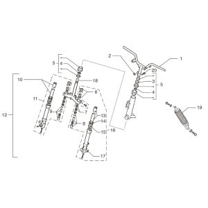 Suspension Beta Ark-K AC argent 2006 2 temps