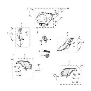 Eclairage Peugeot Vivacity 3 4 temps