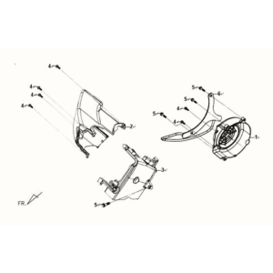 Couvre volant Sym Fiddle II 125S