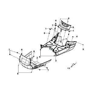 Pieds de marque Sym Tonik (WH8018P) blanc