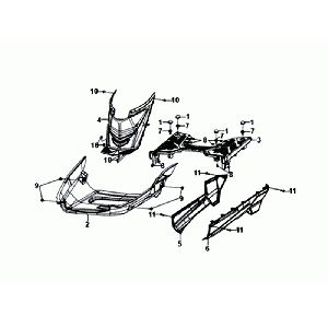 PLAQUE DE REPONSE ET CADRE Sym Orbit III, noir