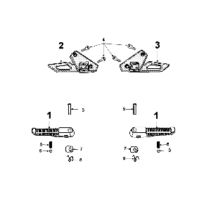 MarchepiedPeugeot Speedfight 4 4 temps Bleu/Noir