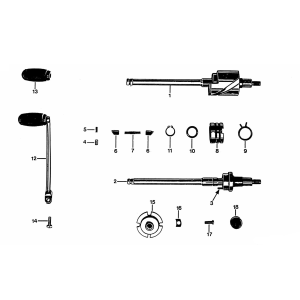 Accélération au pied - Pédale de changement de vitesse Zundapp 530 tous types