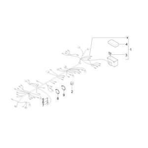 Faisceau de câbles 4 temps Piaggio Liberty