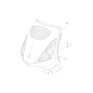 Avant Avant Piaggio Zip 2000 2 temps AC rouge 894