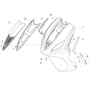 Avant Avant Piaggio New Fly 4 temps 4 soupapes rouge 854a