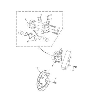 Frein avant Yamaha Jog-R AC 2 temps
