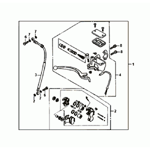 SYSTÈME AVANT TRAIN Sym Orbit III noir