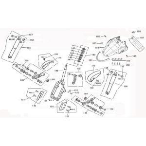 Garde-boue avant BTC Legend blanc