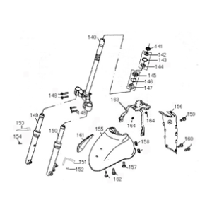 Garde-boue avant Senzo Old Classic creme