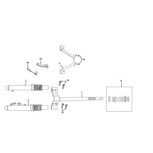 Fourche avant Rover Fun 4 temps