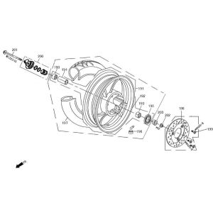 Roue avant AGM Retro Extra marron