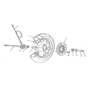 Roue avant Fosti Retro 125cc