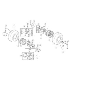 Roue avant Kymco MXU 300