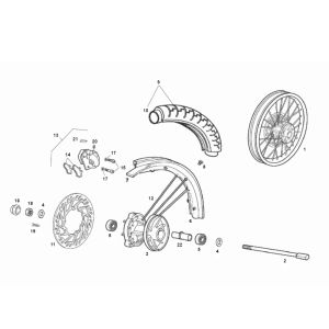 Roue avant SENDA SM DRD 2006