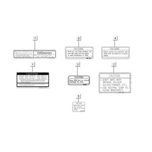 Autocollants d'avertissement Kymco Downtown 125i