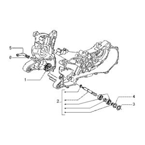 Pompe à eau 2 temps Gilera Runner 180cc FXR