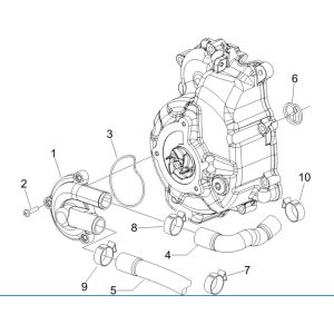 Pompe à eau Vespa GTV 250 4T 4V IE
