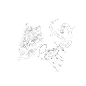 Pompe à eau Piaggio MP3 500 LT Business 2014-2016