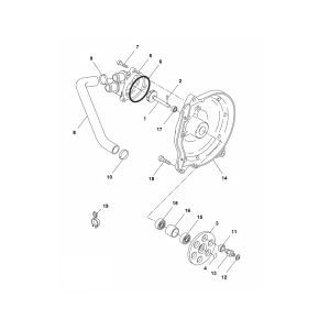Pompe à eau Yamaha Aerox 2 temps 2013