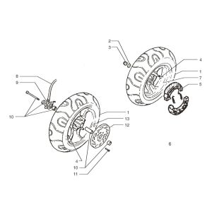 Roues Beta Ark-K AC noir-gris 2008 2 temps 25